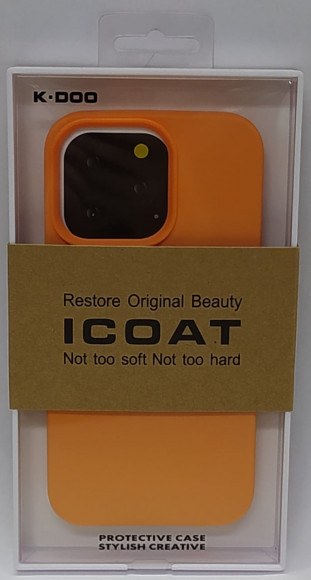 Накладка для iPhone 13 Pro K-Doo iCoat силикон оранжевая