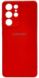 Накладка для Samsung Galaxy S21 Ultra/S30 Ultra Silicone cover красная
