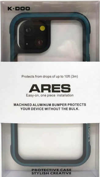 Накладка для iPhone 13 K-Doo Ares пластик бело-зеленая