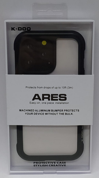 Накладка для iPhone 13 Pro 6.1" K-Doo Ares пластик бело-черная