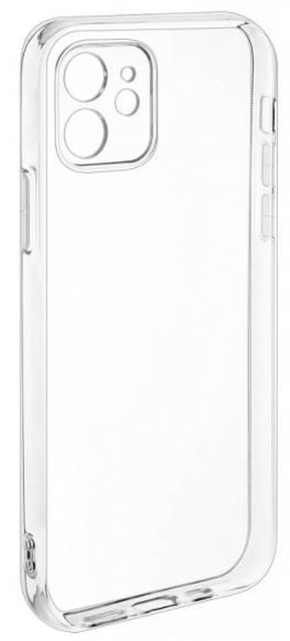 Чехол-накладка силикон 2.0мм iPhone 12 6.1" с закрытой камерой прозрачный
