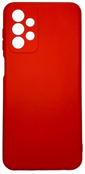 Накладка для Samsung Galaxy A23 Silicone cover без логотипа красная