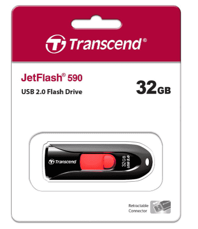 USB флеш накопитель Transcend 32GB JetFlash 590 черный