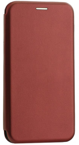 Чехол-книжка Huawei Honor X7A Fashion Case кожаная боковая малиновая
