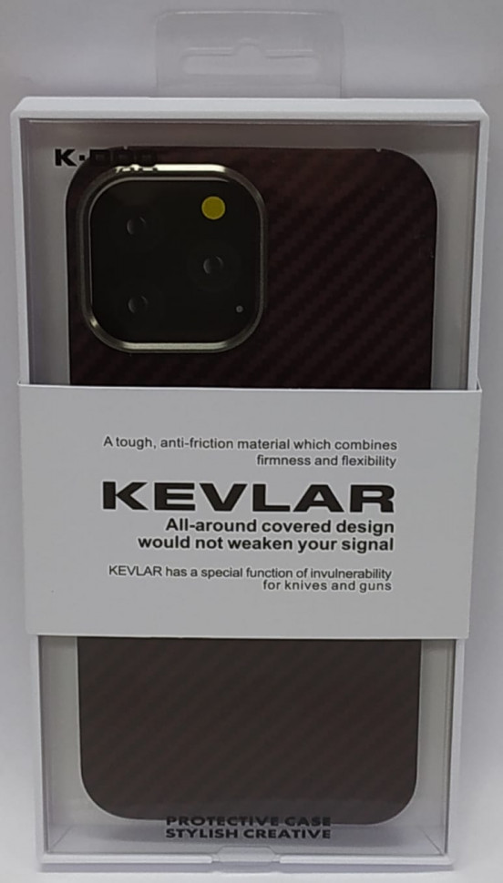 Накладка для iPhone 13 Pro Max K-Doo Kevlar пластик красная