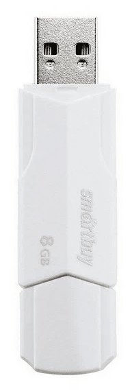 3.1 USB флеш накопитель Smartbuy 8GB Clue White (SB8GBCLU-W3)