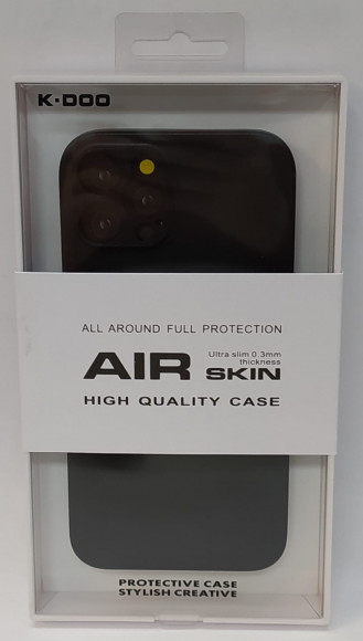 Накладка для iPhone 12 Pro 6.1" K-Doo Air Skin силикон черная