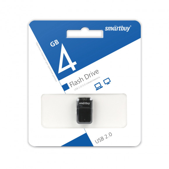 USB флеш накопитель Smartbuy 4GB Art Black (SB4GBAK)