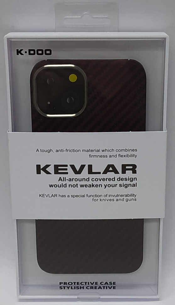 Накладка для iPhone 13 K-Doo Kevlar пластик красная