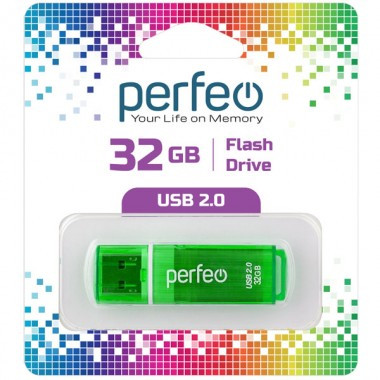 USB флеш накопитель Perfeo 32GB C13 Green