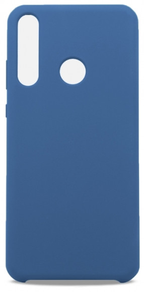 Накладка для Huawei Y6P Silicone cover синяя