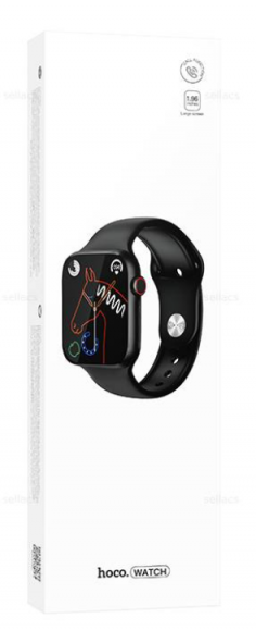 Смарт-часы Hoco Y12 Smart Watch 1.96"/240х240/120ч/BT5.0 черные