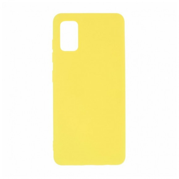 Накладка для Samsung Galaxy A41 Silicone cover желтая