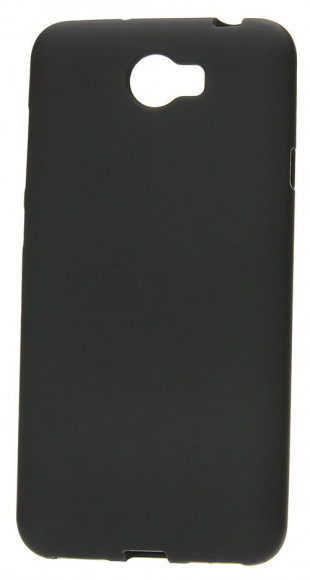 Чехол-накладка для Huawei Honor 5A силикон матовый чёрный