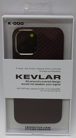 Накладка для iPhone 12 Pro K-Doo Kevlar пластик красная