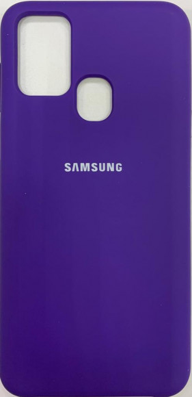 Накладка для Samsung Galaxy M31 Silicone cover фиолетовая