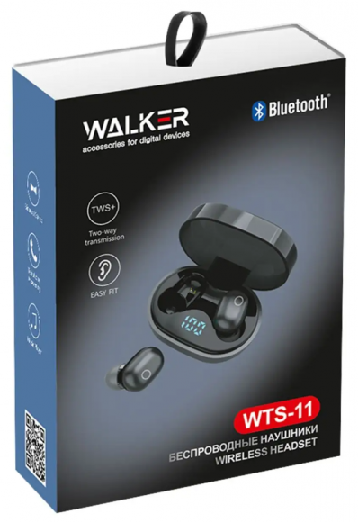 Bluetooth-наушники Walker WTS-11 черные