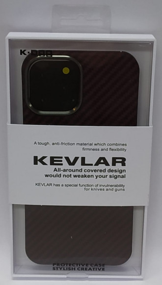 Накладка для iPhone 12 Pro Max K-Doo Kevlar пластик красная