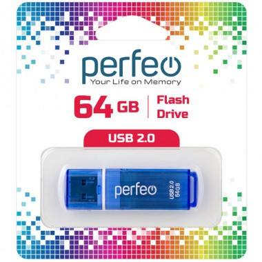 USB флеш накопитель Perfeo 64GB C13 Blue