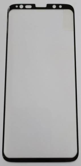 Защитное стекло для Samsung Galaxy S8/S9 3D полный клей черное