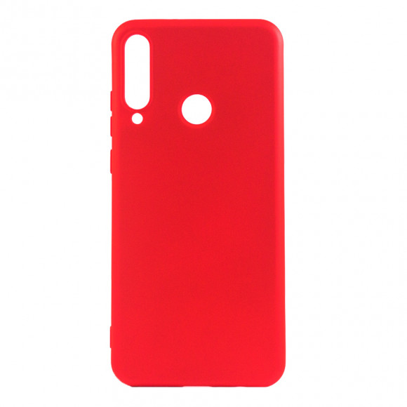 Накладка для Huawei Y6P Silicone cover красная
