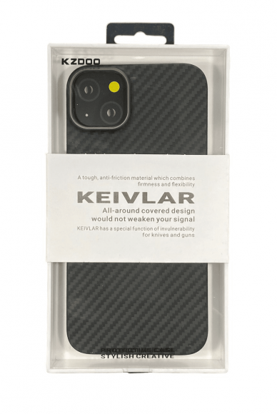 Накладка для iPhone 14 Max K-Doo Kevlar пластик чёрный