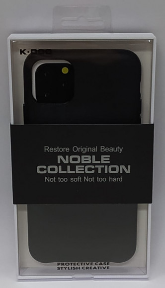 Накладка для iPhone 11 Pro Max K-Doo Noble кожаная черная
