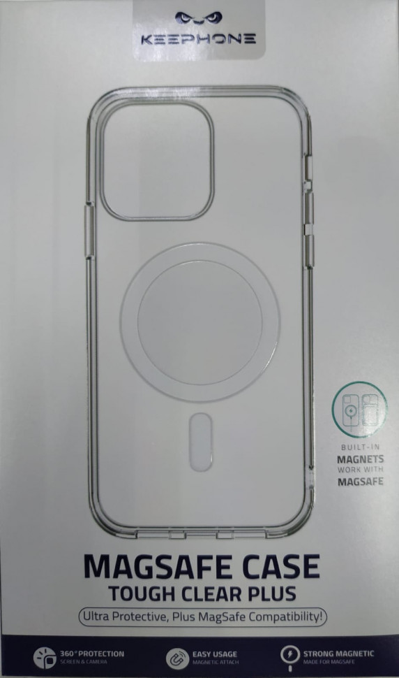 Накладка для iPhone 13 Keephone magsafe силикон прозрачный