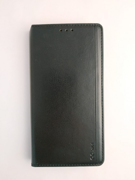 Чехол-книжка Xivi Rich для iPhone 12/12 Pro кожаная боковая черная