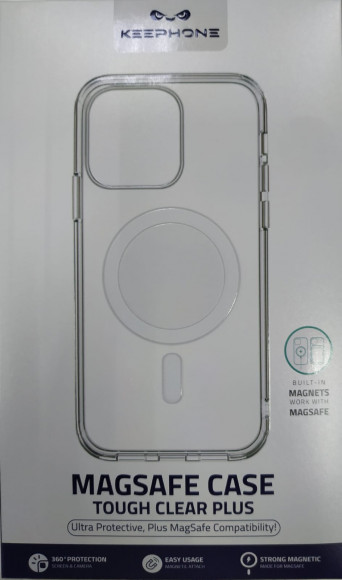 Накладка для iPhone 13 Pro Keephone magsafe силикон прозрачный