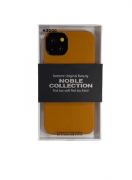 Накладка для iPhone 14 Plus K-Doo Noble кожаная светло-коричневая