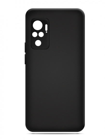 Чехол-накладка для Xiaomi Redmi 10 силикон матовый черный