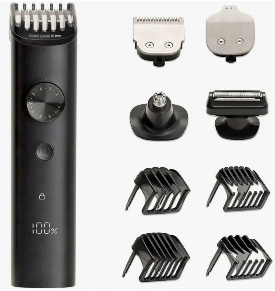 Машинка для стрижки Xiaomi Grooming Kit Pro XMGHT2KITLF (ЕU) черная