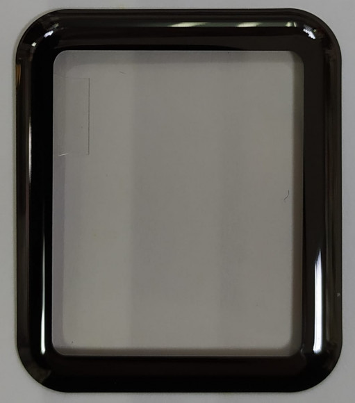 Защитное стекло для Apple watch "38" полный клей 3D чёрное