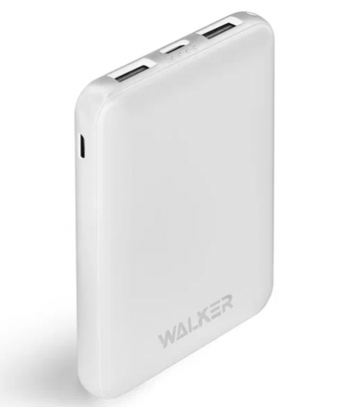 Powerbank Walker WB-305 5000mAh 2.1A 2USB белый