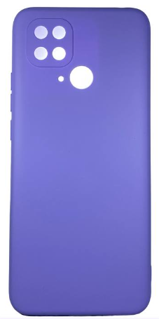 Накладка для Xiaomi Redmi 10C Silicone cover без логотипа лаванда