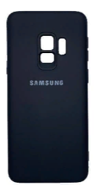 Накладка для Samsung Galaxy S9 Silicone cover без логотипа черная