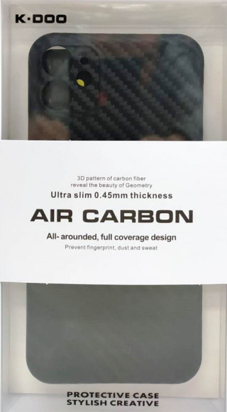 Накладка для iPhone 11 K-Doo Air Carbon пластик черная