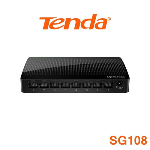 Коммутатор-мини Tenda SG108 Fast Ethernet с 8-портами