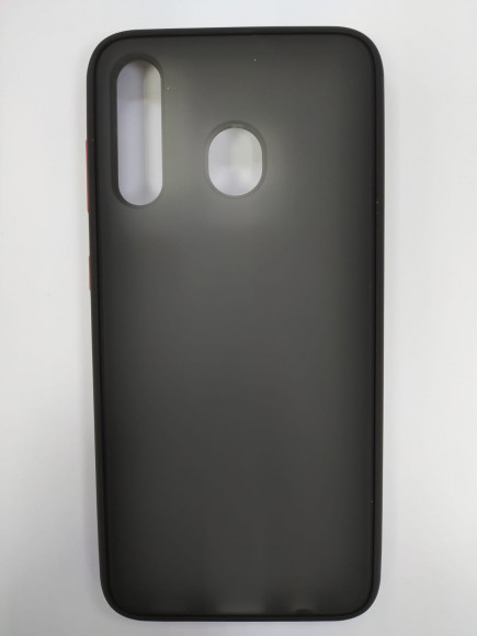Накладка для Samsung Galaxy A30 силикон матовая бока цветные ассортимент
