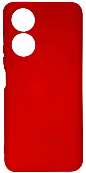 Накладка для Huawei Honor X7 Silicone cover без логотипа красная