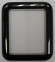 Защитное стекло для Apple watch "38" керамика полный клей 3D чёрное