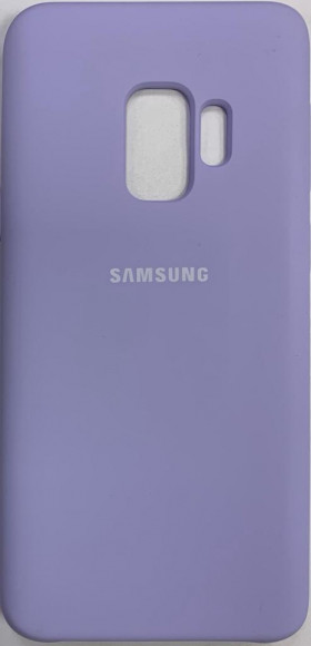 Накладка для Samsung Galaxy S9 Silicone cover лаванда