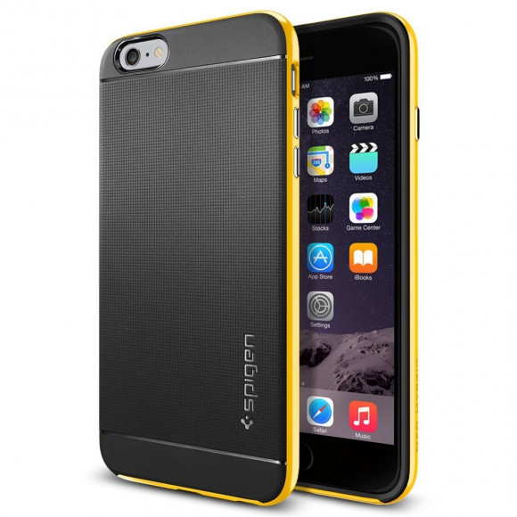 Чехол Spigen для iPhone 6s 5.5" Neo Hybrid Series, желтый (SGP11067)