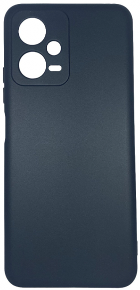 Чехол-накладка для Xiaomi Redmi Note 12 силикон матовый чёрный