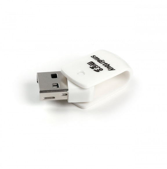 Картридер Smartbuy 706 USB - microSD белый (SBR-706-W)
