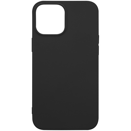 Чехол-накладка для iPhone 12 Pro Max 6.7" силикон матовый чёрный