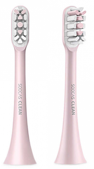 Сменные насадки для зубной щетки Soocare X3/X3U розовый