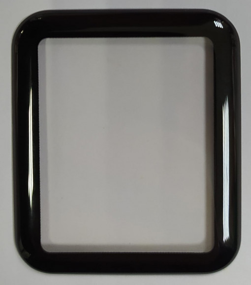 Защитное стекло для Apple watch "42" керамика полный клей 3D чёрное