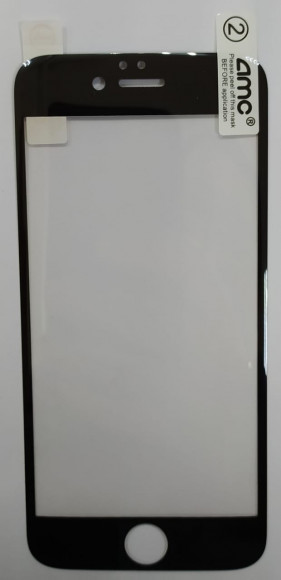 Защитное стекло для iPhone 6/6s AMC NANO пленка 3D чёрное